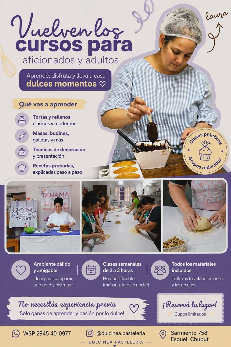 Clases de pastelería y panadería