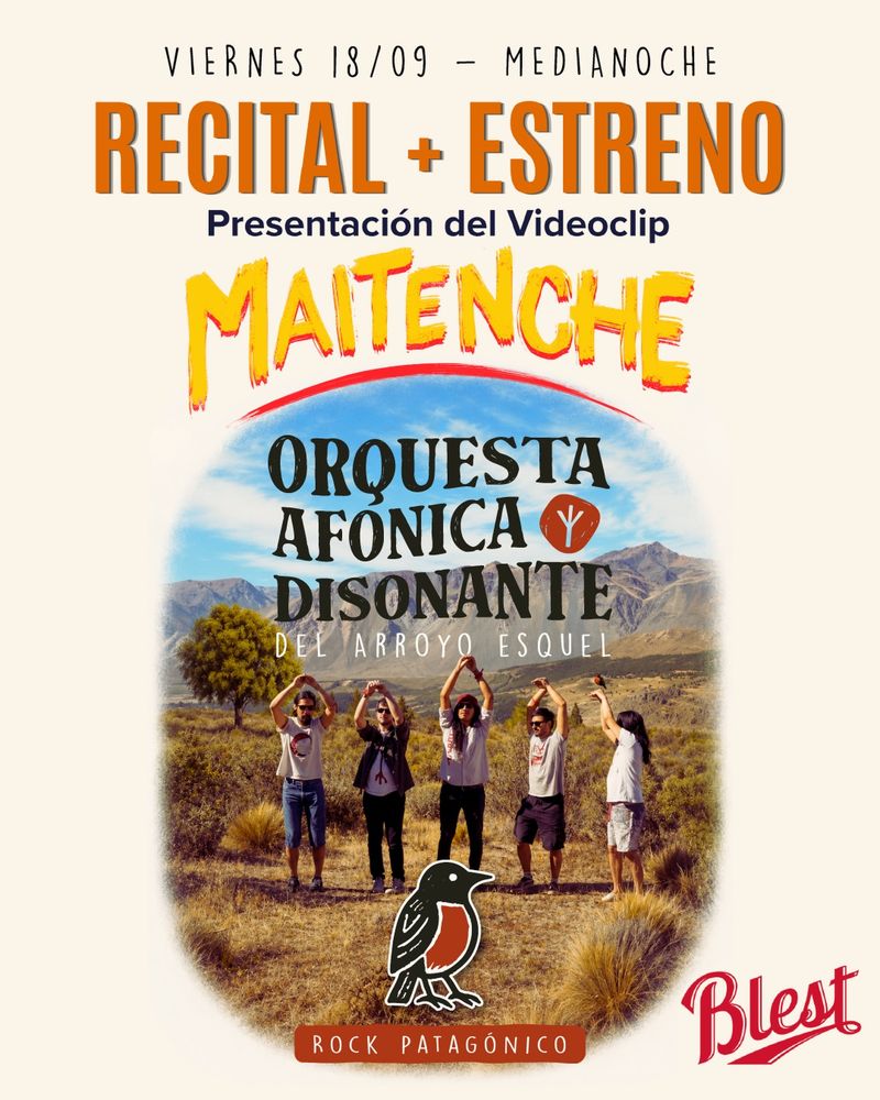 Orquesta afónica y disonante del arroyo Esquel: video + show en Blest