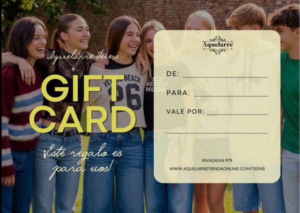 GIFT CARD TEENS