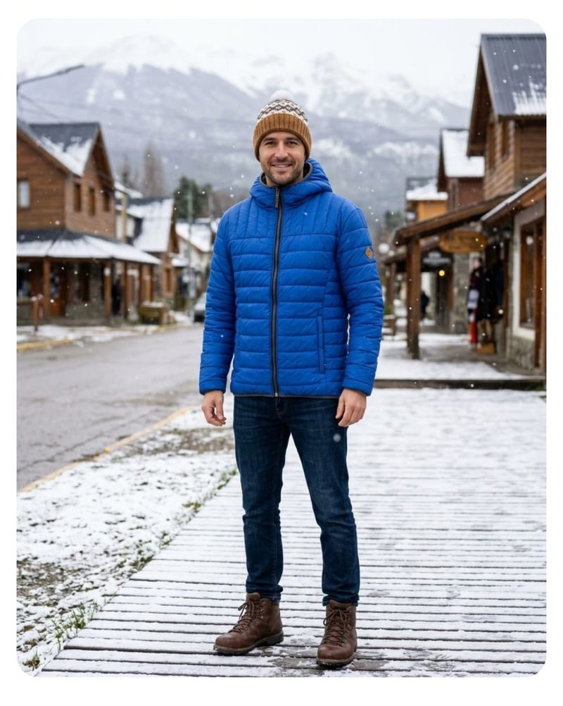 Campera hombre reversible modelo Seúl marca Níquel