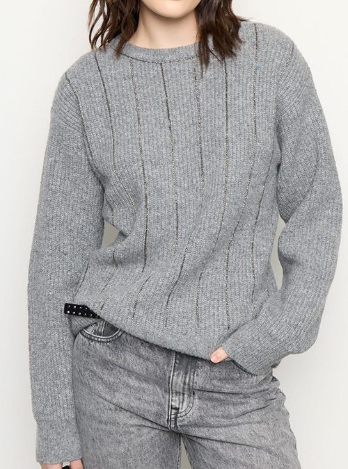 Sweater con Apliques